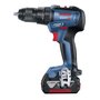 Parafusadeira Furadeira Impacto GSB 18V-50 Maleta + Bateria 5Ah 06019H51E5000 Bosch