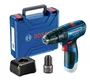 Parafusadeira Furadeira de Impacto 12V GSB 120-LI com Maleta e 1 Bateria 06019GB1E1 Bosch