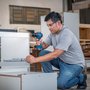 Parafusadeira Furadeira Bosch 18V GSB 185-LI Com Bateria BL