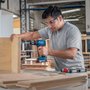Parafusadeira Furadeira Bosch 18V GSB 185-LI Com Bateria BL