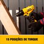 Parafusadeira Furadeira 3/8 10mm Bateria Litio BIVOLT DCD700C2-BR DeWalt