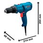 Parafusadeira e Furadeira Bosch GSR 7-14E 400W com Bolsa 220V