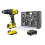 Parafusadeira Furadeira de Impacto 20V 2 Baterias SCD711D2K-BR Stanley