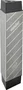 Pedra Afiar Diamantada 14" Tripla Face Vonder