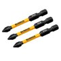 Ponta Phillips #1 Flextorq 2 1/4" 3 Peças DWAF2PH1IR3 DeWalt