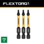 Ponta Torx T10 FlexTorq 2-1/4" 3 Peças DWAF2TX10IR3 DeWalt