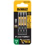 Ponta Torx T10 FlexTorq 2-1/4" 3 Peças DWAF2TX10IR3 DeWalt