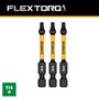 Ponta Torx T15 FlexTorq 2-1/4 - 3 Peças DWAF2TX15IR3 DeWalt