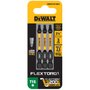 Ponta Torx T15 FlexTorq 2-1/4 - 3 Peças DWAF2TX15IR3 DeWalt