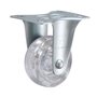 Rodízio Fixo 2” FLR 210 GEL 30kg Incolor 123986 2un Rod-Car