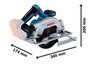 Serra Circular Bosch 18V GKS 185-LI Sem Bateria BL