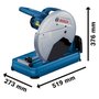Serra Rápida Policorte Bosch 14" 2300W 220V GCO 230