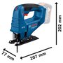 Serra Tico-Tico Bosch 18V GST 183-LI Sem Bateria BL