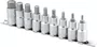 Jogo de Soquetes Hexagonais 1/2" 4 a 17 mmModelo JG 4A17MM 9 Peças Vonder