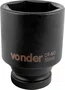 Soquete Sextavado Longo 1" 55 mm Aço Cromo Molibdênio Vonder