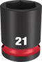 Soquete Impacto D 1/2" X 21Mm X 48Mm 49-66-6253 Milwaukee