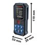Trena a Laser Bosch 50M GLM 50-27C com Bluetooth